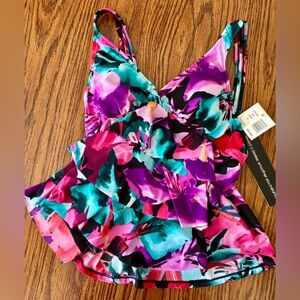 Vibrant Floral Women's Swim Camisole